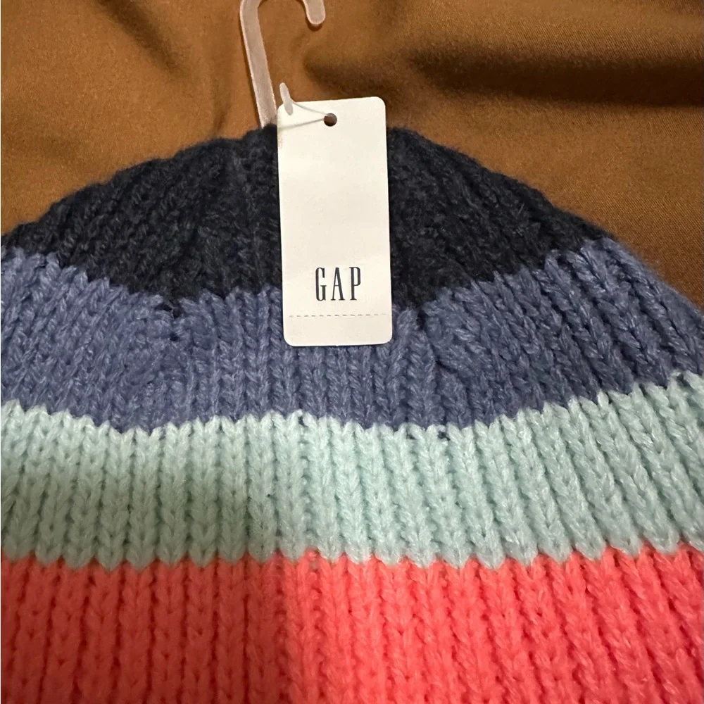 Striped Knit Beanie - Multicolor